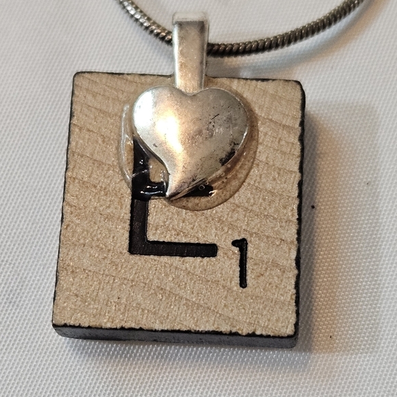 Hand Crafted Artisan Collection Brest Cancer Awareness Scrabble Tile necklace - Picture 17 of 17